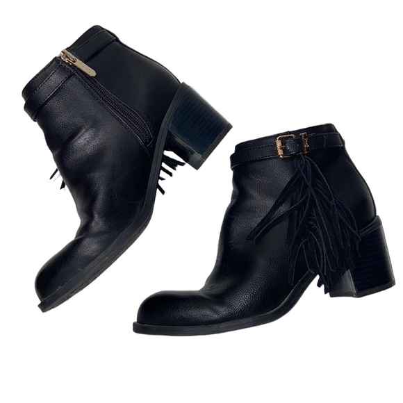 Sam Edelman l Jolie Tassel Booties Size 6.5 - Picture 5 of 10